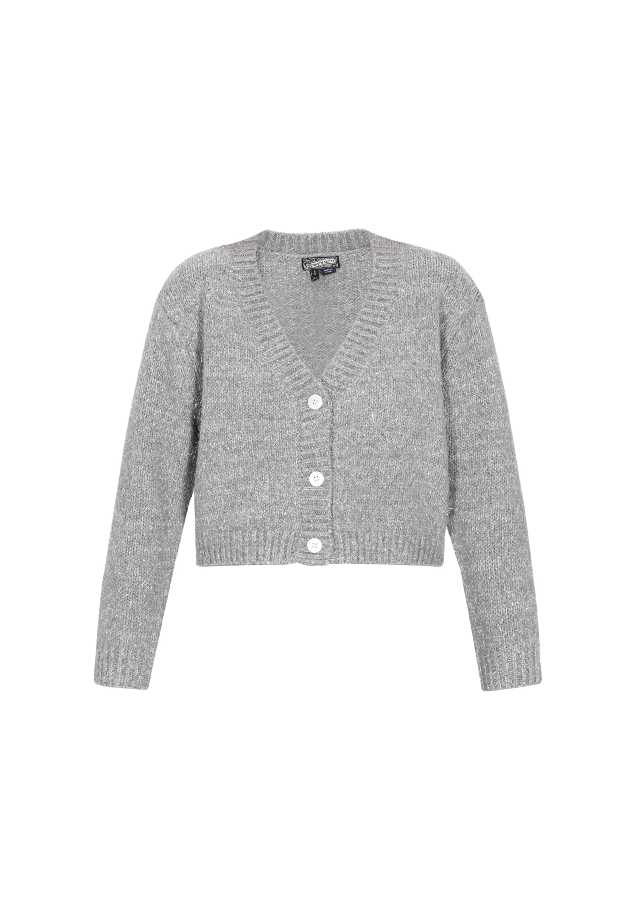 Cardigan DreiMaster Vintage en gris : devant
