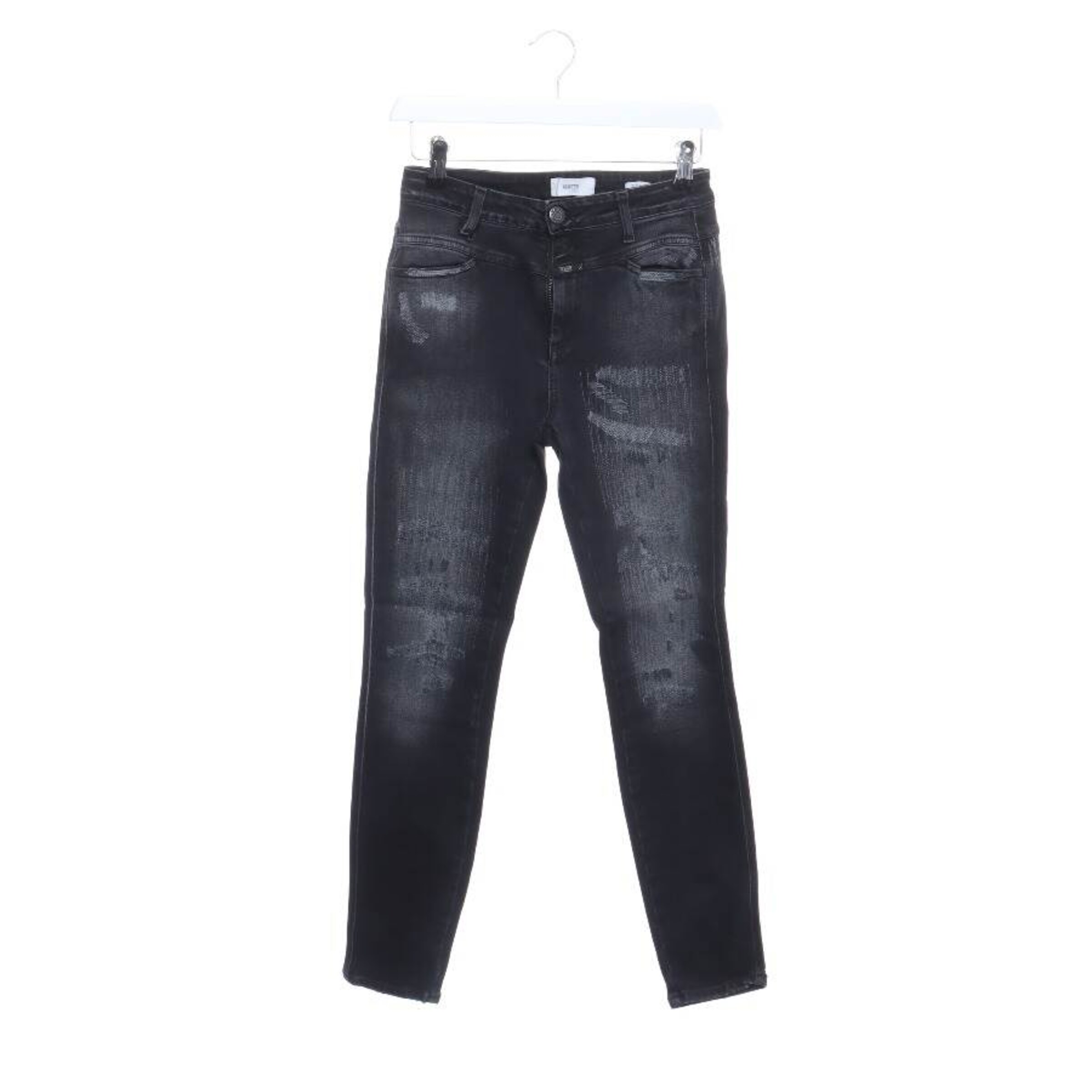 Closed Jeans 26 in Schwarz: Vorderseite