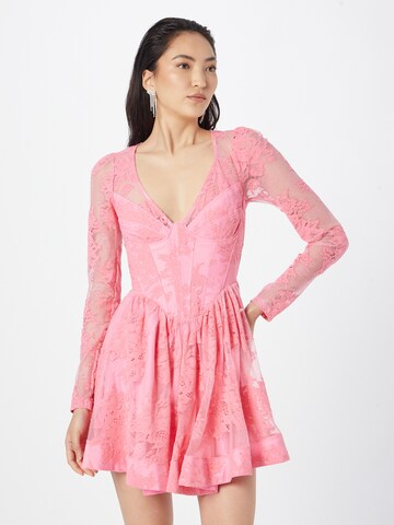 Bardot Cocktailjurk 'ELLIE' in Roze: voorkant