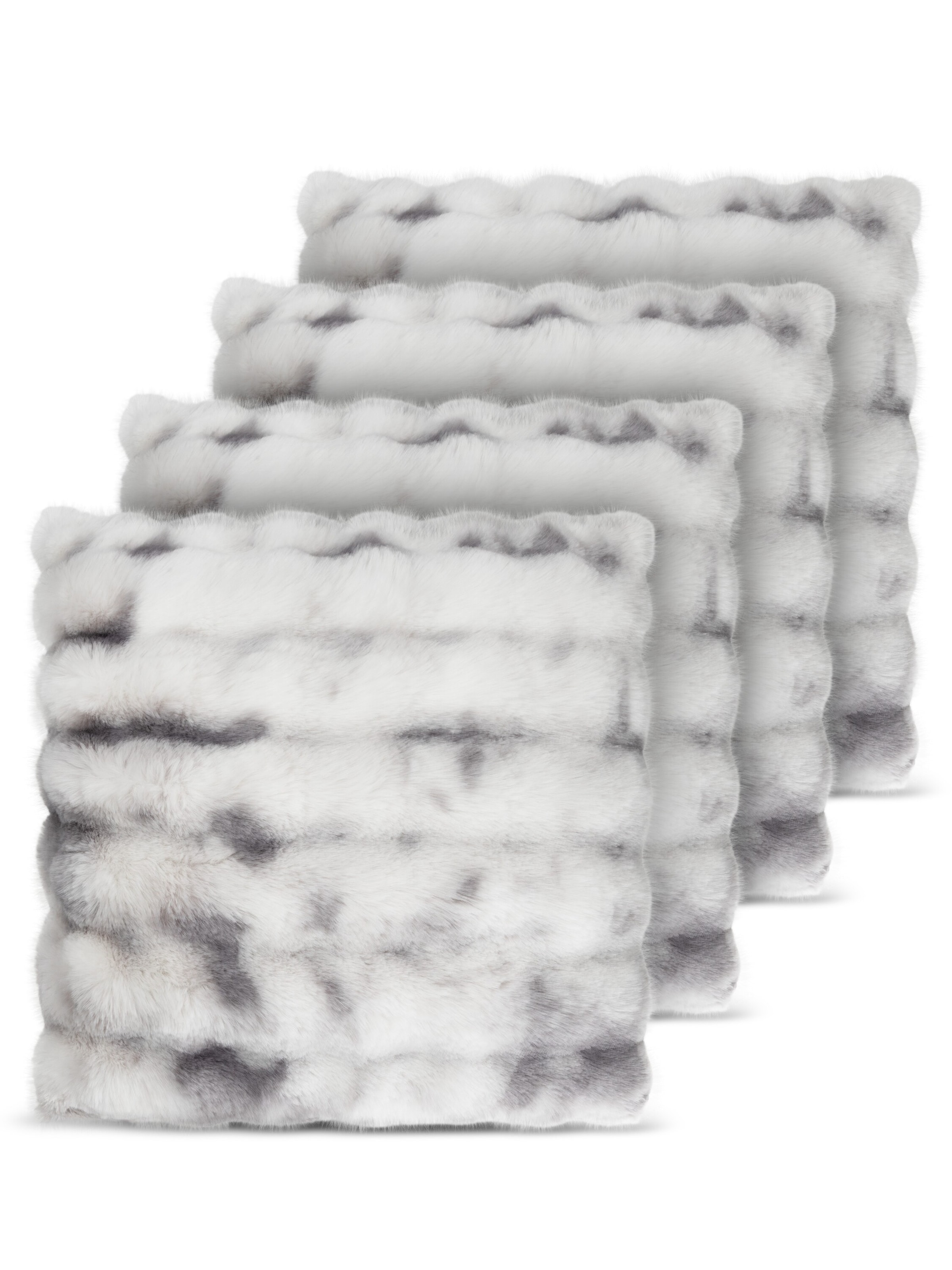 Coussins ' Milan ' Aspero en gris : devant