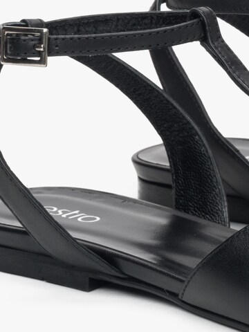 Estro Sandaal '32-019' in Zwart