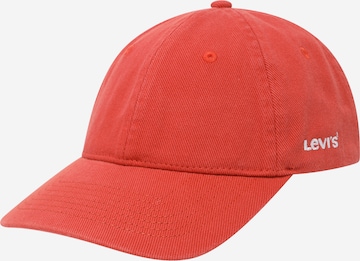 Cappello da baseball di LEVI'S in arancione: frontale