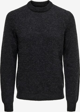 Only & Sons Sweater 'RIO' in Black: front