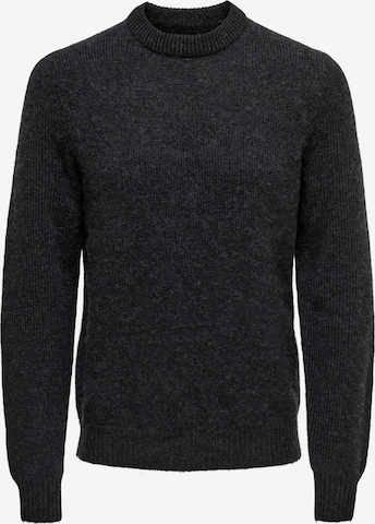 Only & Sons Sweater 'RIO' in Black: front