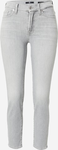 Coupe slim Jean 'ROXANNE' 7 for all mankind en gris : devant