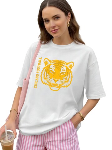 T-shirt GORHEY en blanc : devant