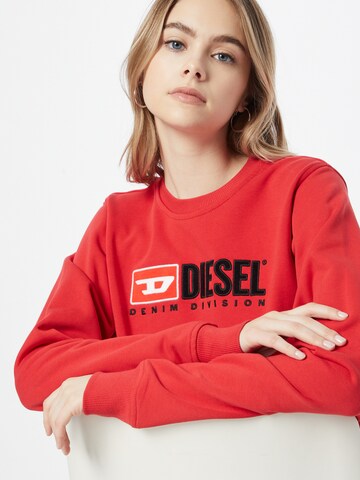 DIESEL Sweatshirt 'REGGY' in Red