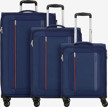 American Tourister Kofferset in Blau: Vorderseite
