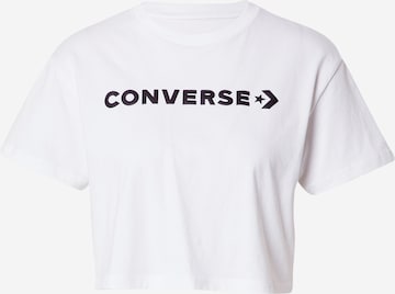 balts CONVERSE T-Krekls: no priekšpuses