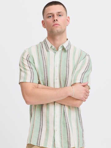 BLEND Regular fit Button Up Shirt ' BHBOBBY Shirt stripe ' in Green