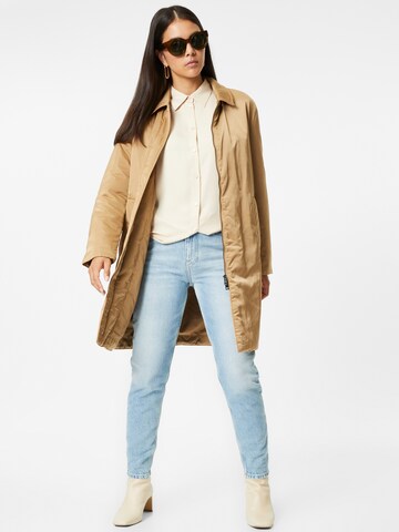 Calvin Klein - Abrigo de entretiempo en beige