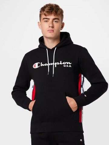 Champion Authentic Athletic Apparel Mikina – černá: přední strana