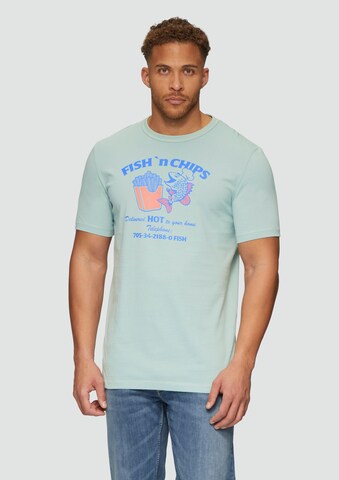 s.Oliver Shirt in Blau: Vorderseite