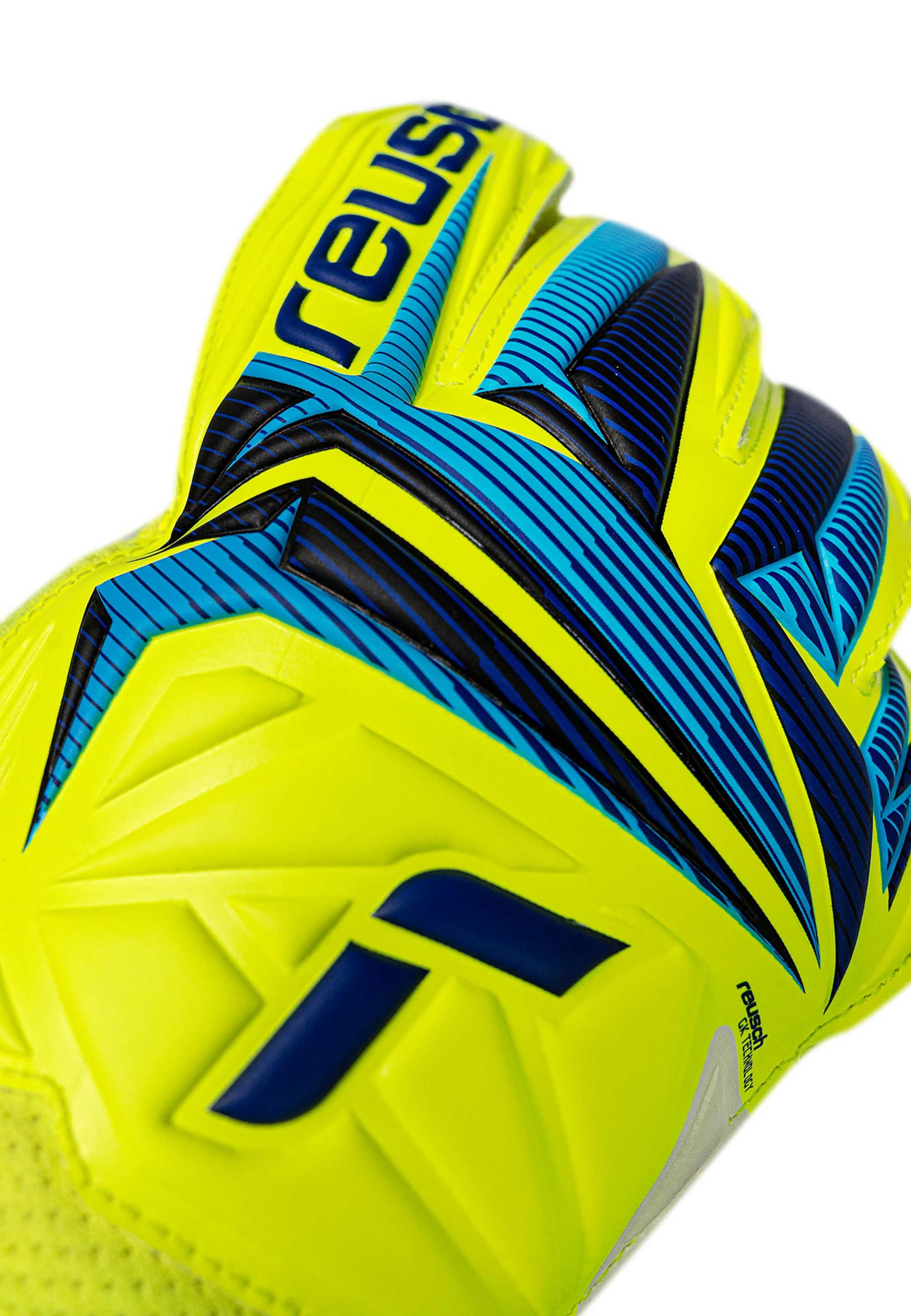 REUSCH Sports gloves 'Attrakt Solid' in Yellow
