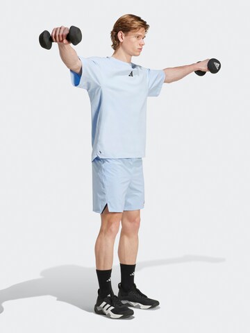 mėlyna ADIDAS PERFORMANCE Sportinės kelnės 'Designed for Training'