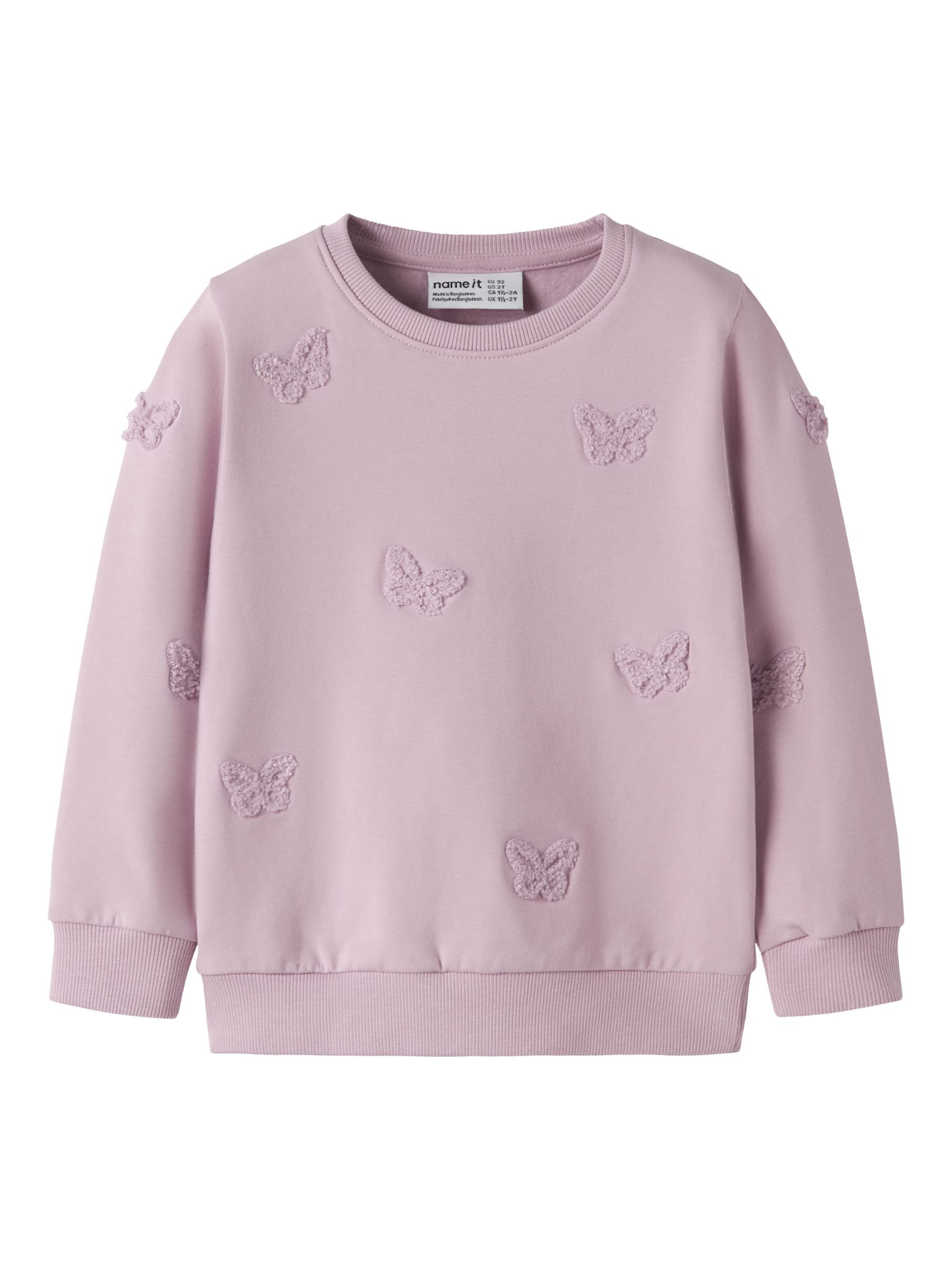 NAME IT - Sudadera en rosa: frente