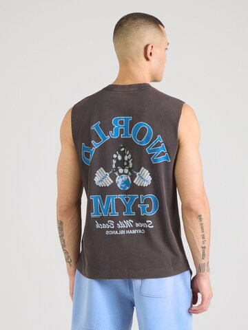 Abercrombie & Fitch Λειτουργικό μπλουζάκι σε γκρι: μπροστά