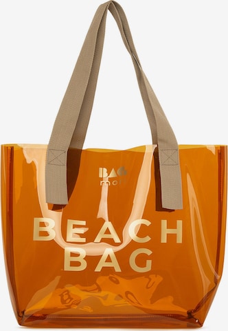 BagMori Beach Bag in Brown: front