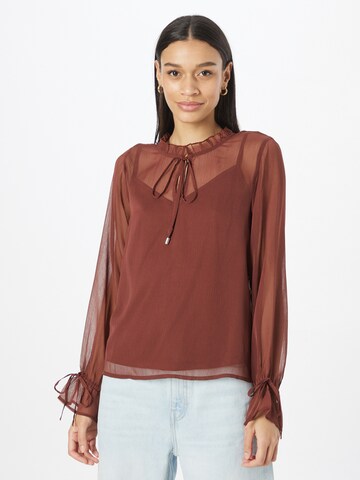 ABOUT YOU Blouse 'Thalisa' in Brown: front