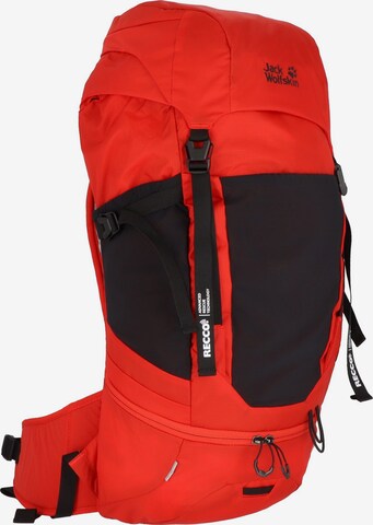 JACK WOLFSKIN Sports Backpack 'Wolftrail' in Red