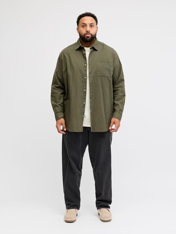 JACK & JONES Regular fit Button Up Shirt in Green