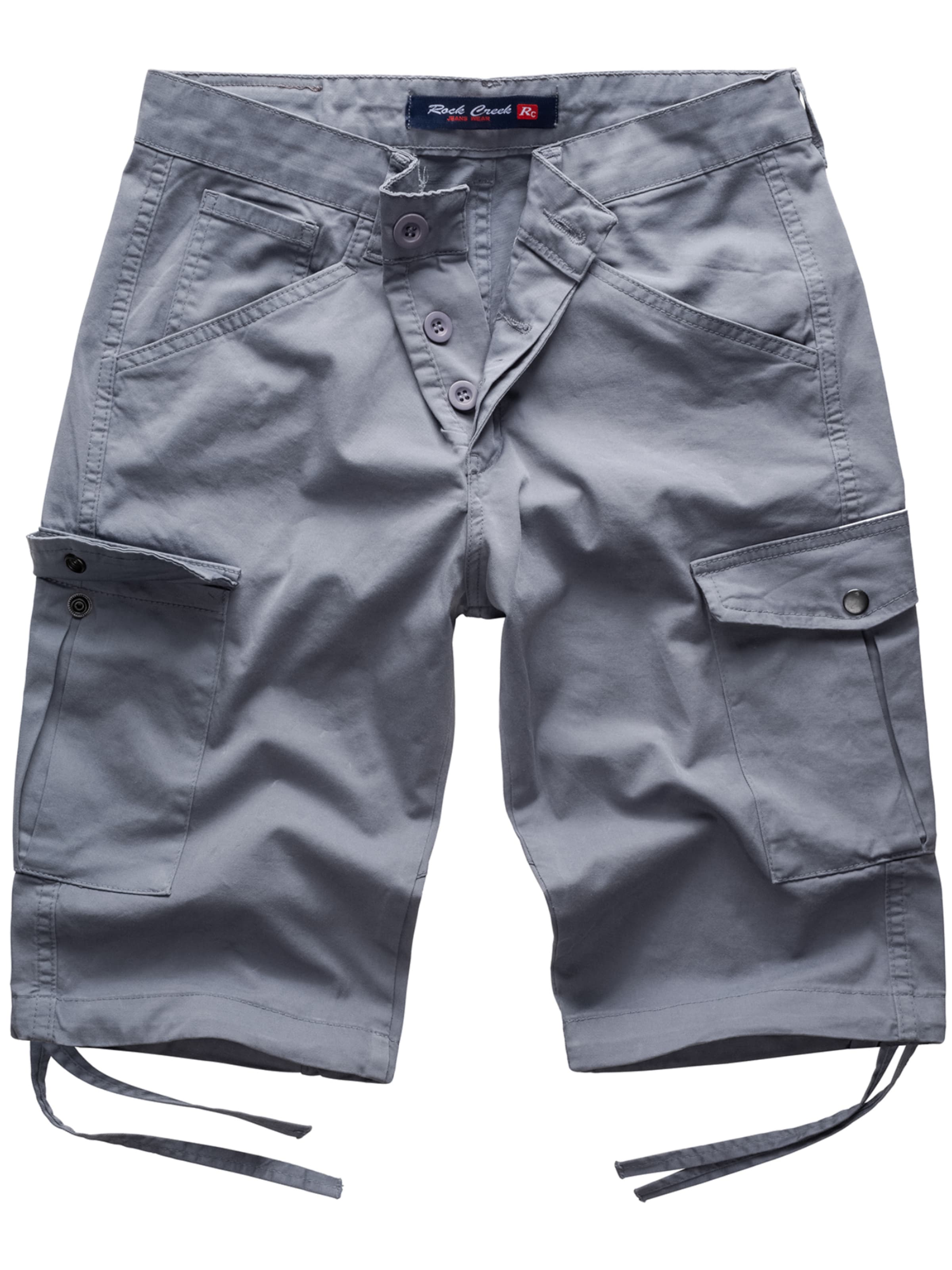 Rock Creek Cargo Pants in Grey: front
