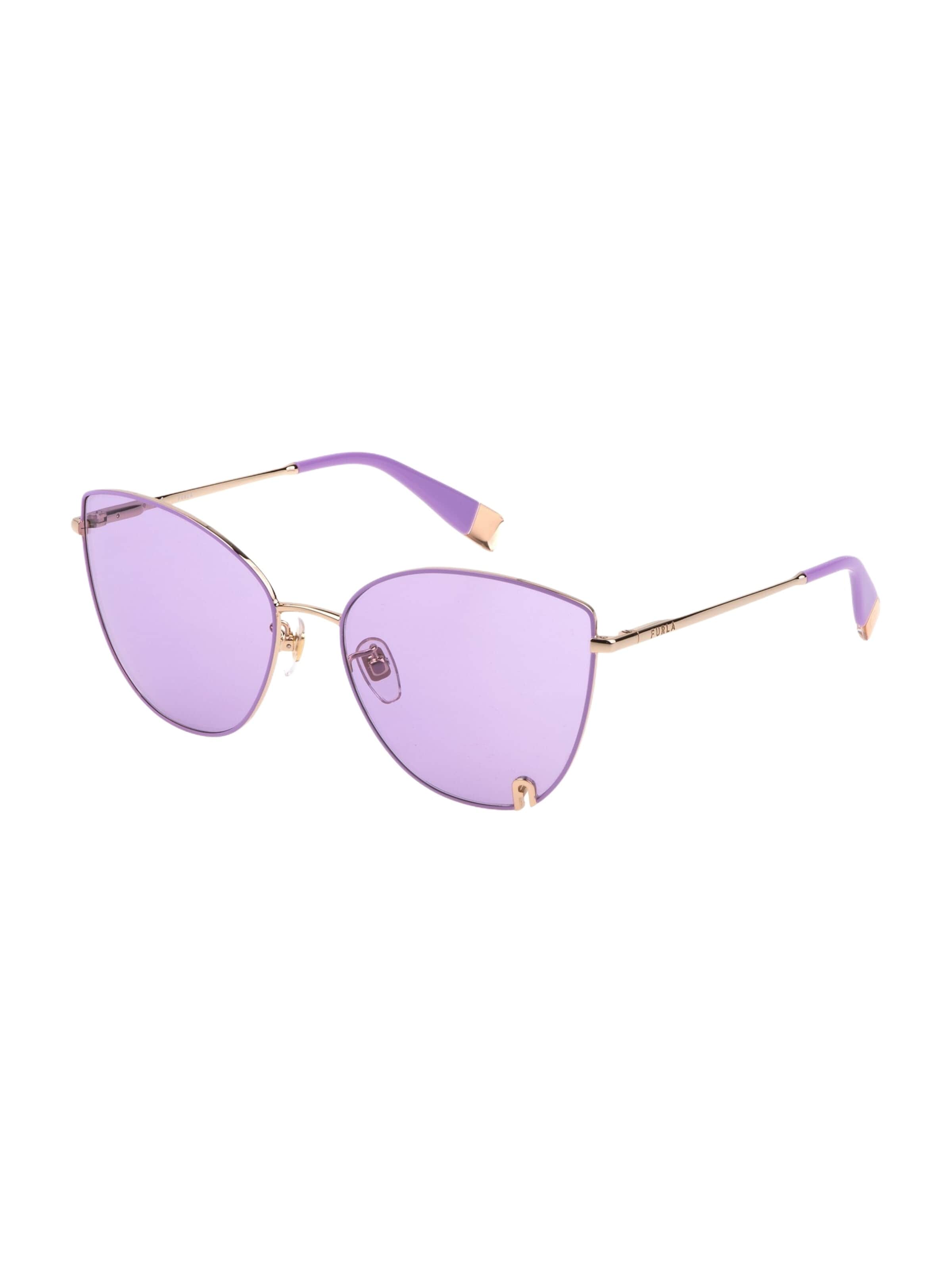 FURLA - Óculos de sol em roxo: frente