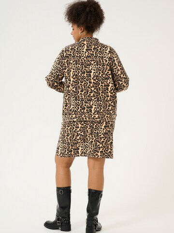 KAFFE CURVE Übergangsjacke 'Leonoma' in Beige