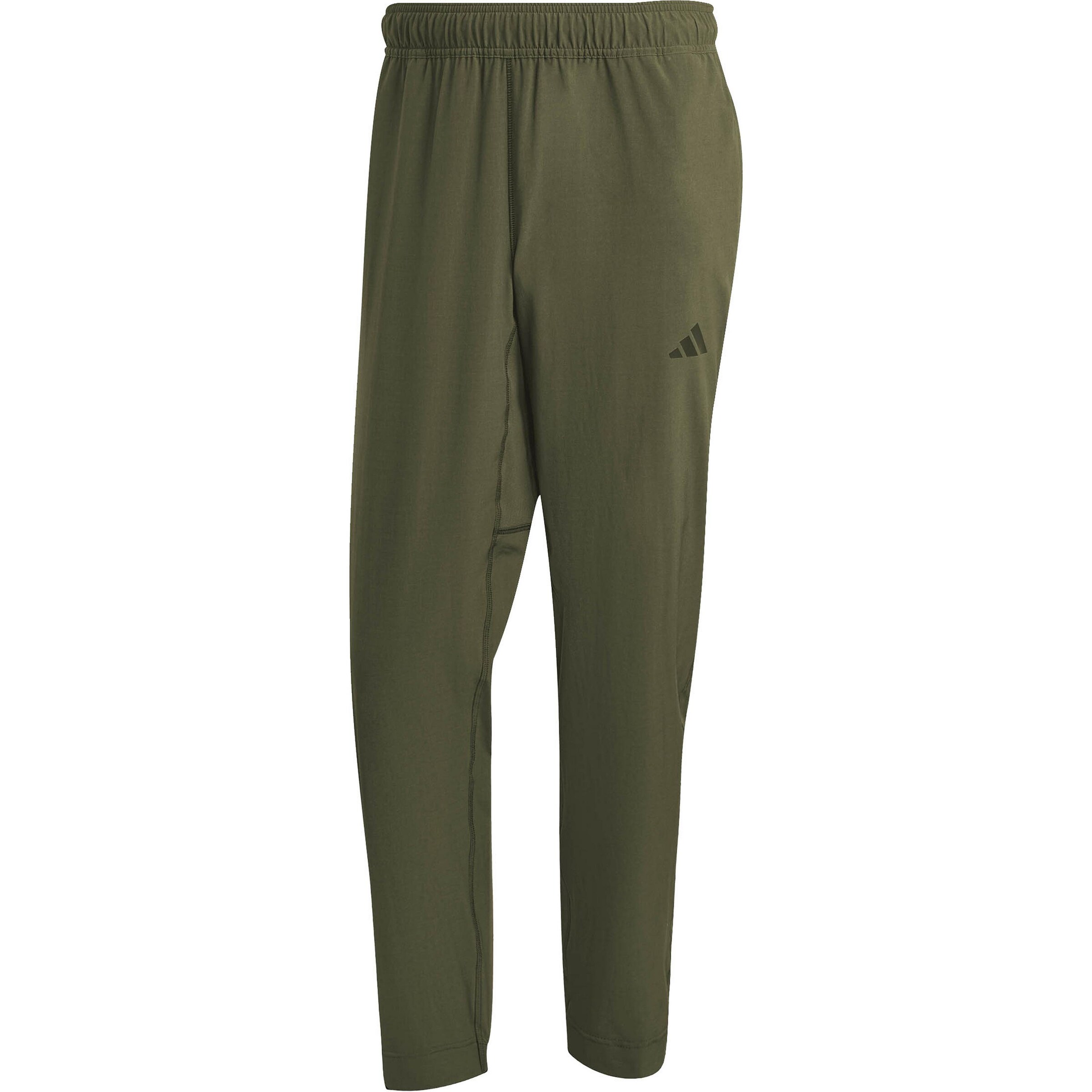 ADIDAS PERFORMANCE Workout Pants 'Training Essentials' in Green: front