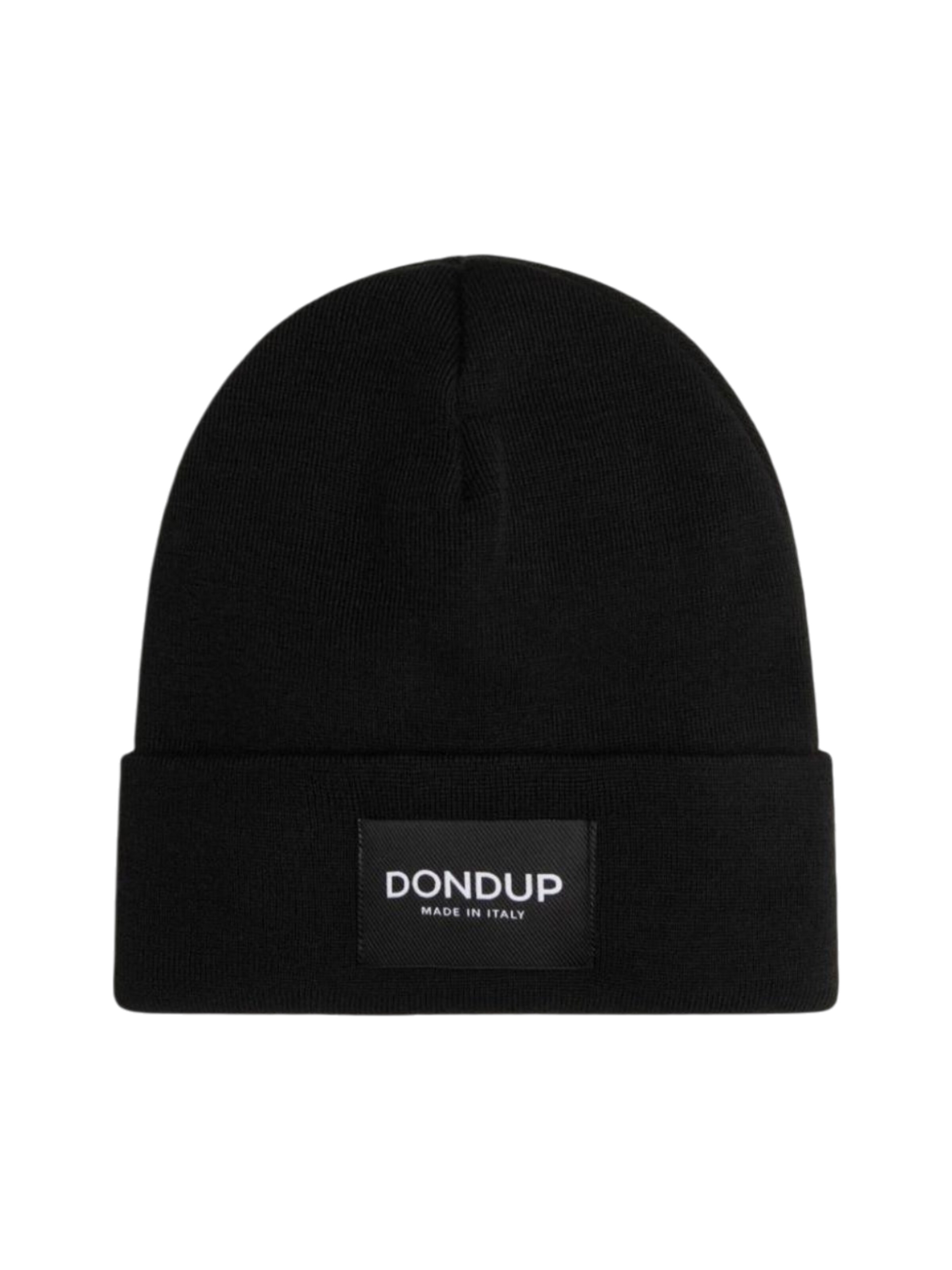 Dondup Mütze‌‌ in Schwarz: Vorderseite