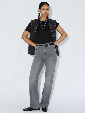 Dr. Denim Slim fit Jeans 'Moxy High Straight Jeans' in Grey