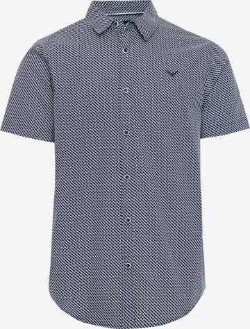 Coupe regular Chemise Threadbare en bleu : devant