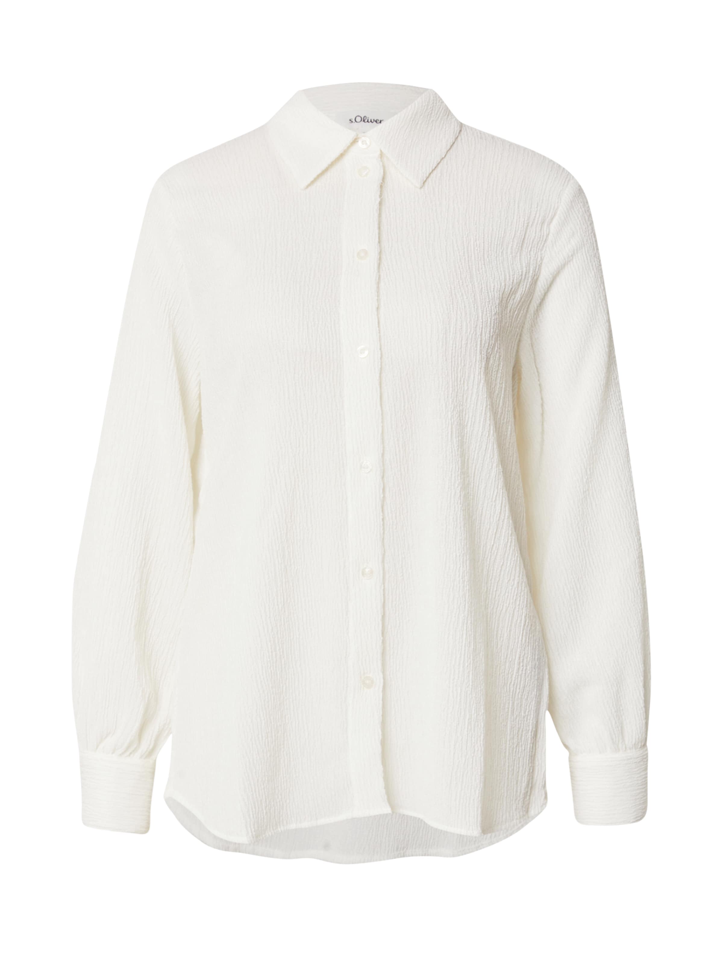 s.Oliver Bluse in Weiß: Vorderseite