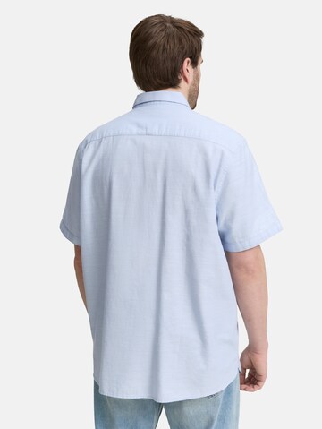 TOM TAILOR Men + Comfort fit Overhemd in Blauw