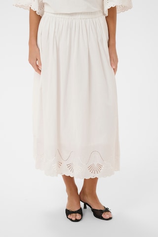 SAINT TROPEZ Skirt 'RivashellSZ' in White: front