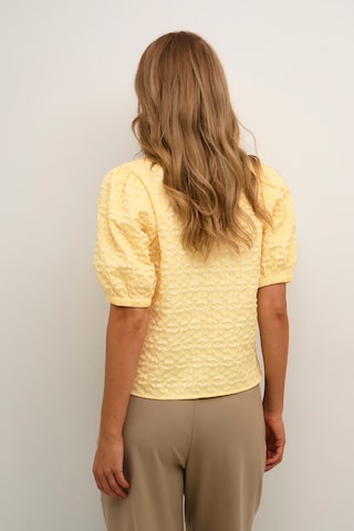 Kaffe - Blusa 'Ulrikke' em amarelo