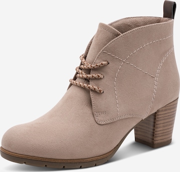 MARCO TOZZI Booties in Beige: front