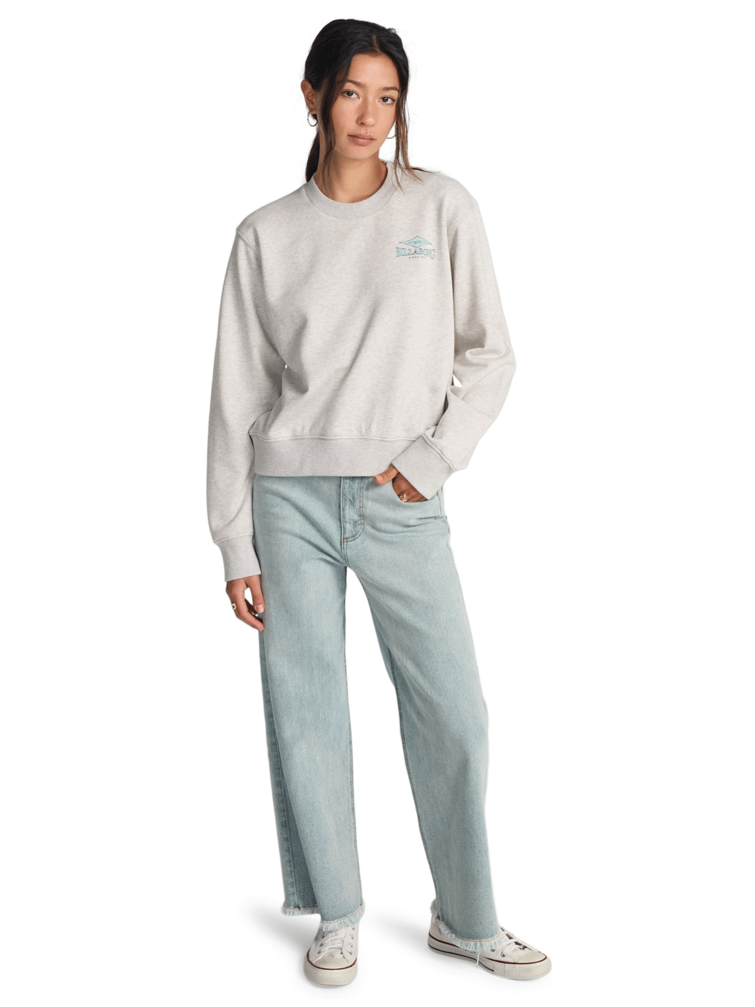 BILLABONG Sweatshirt 'Chasing Horizons' in Grey