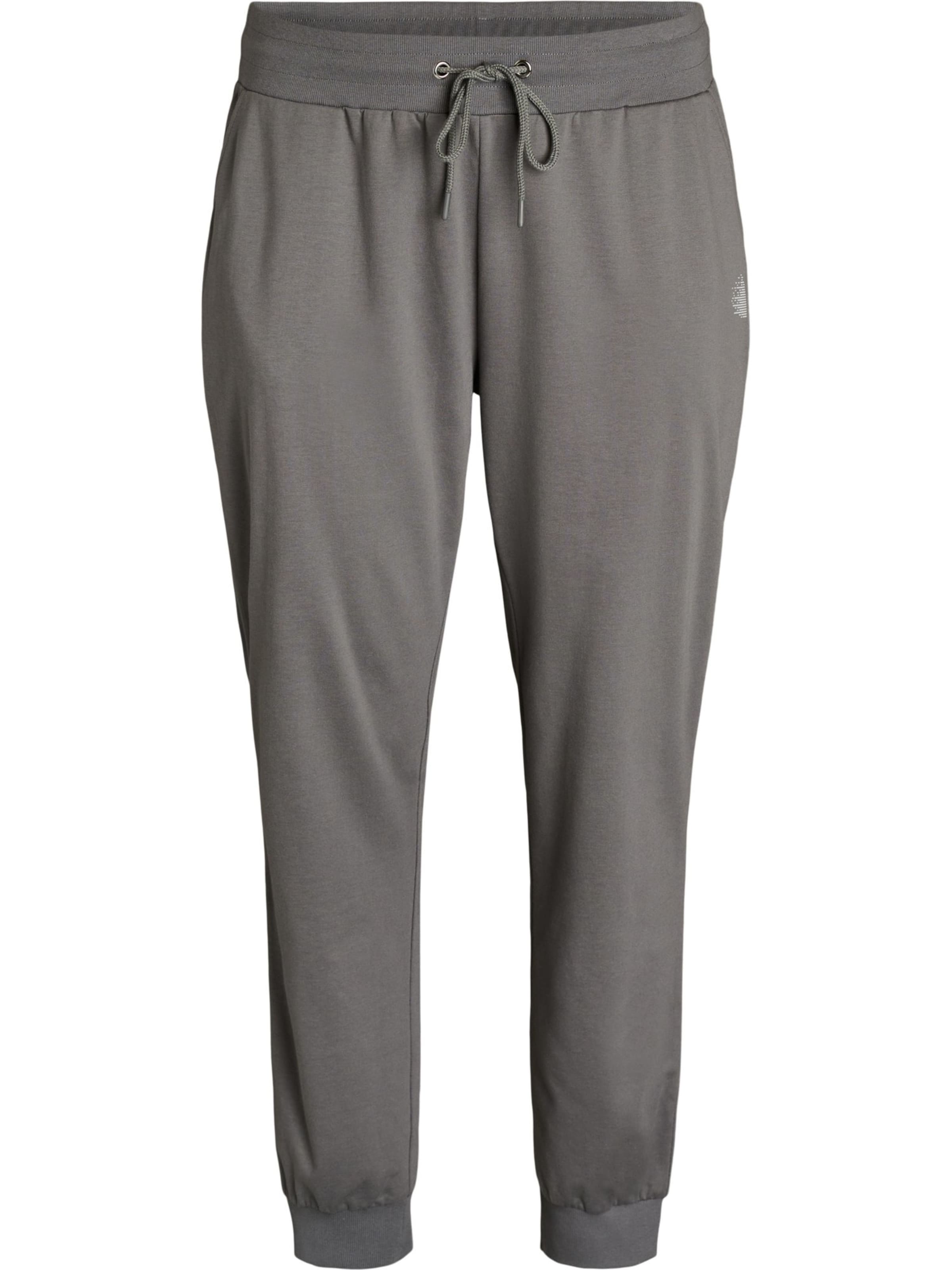 Active by Zizzi Tapered Παντελόνι 'Abasic' σε γκρι: μπροστά