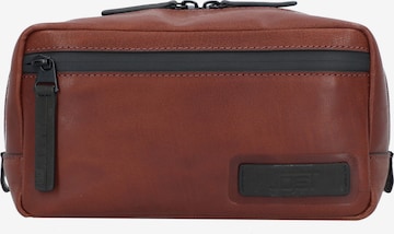 JOST Toiletry Bag 'Malmö' in Brown: front