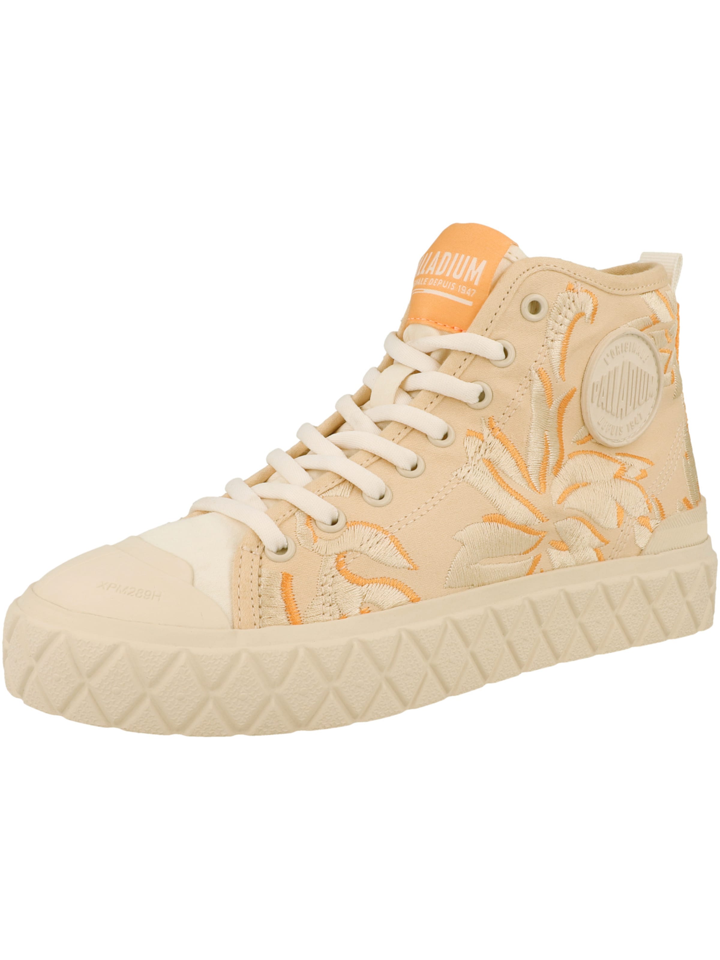 Palladium - Zapatillas deportivas altas ' Ace Chukka Flower ' en naranja: frente
