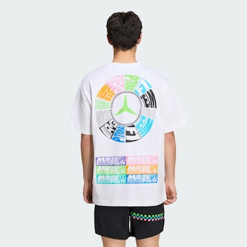 ADIDAS PERFORMANCE - Camisa funcionais 'Mercedes - AMG Petronas Formula 1 Team Lights On' em branco: frente