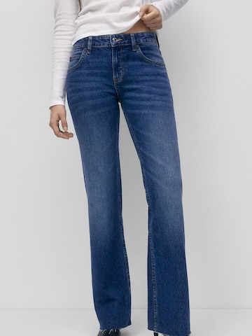 Pull&Bear Flared Jeans i blå