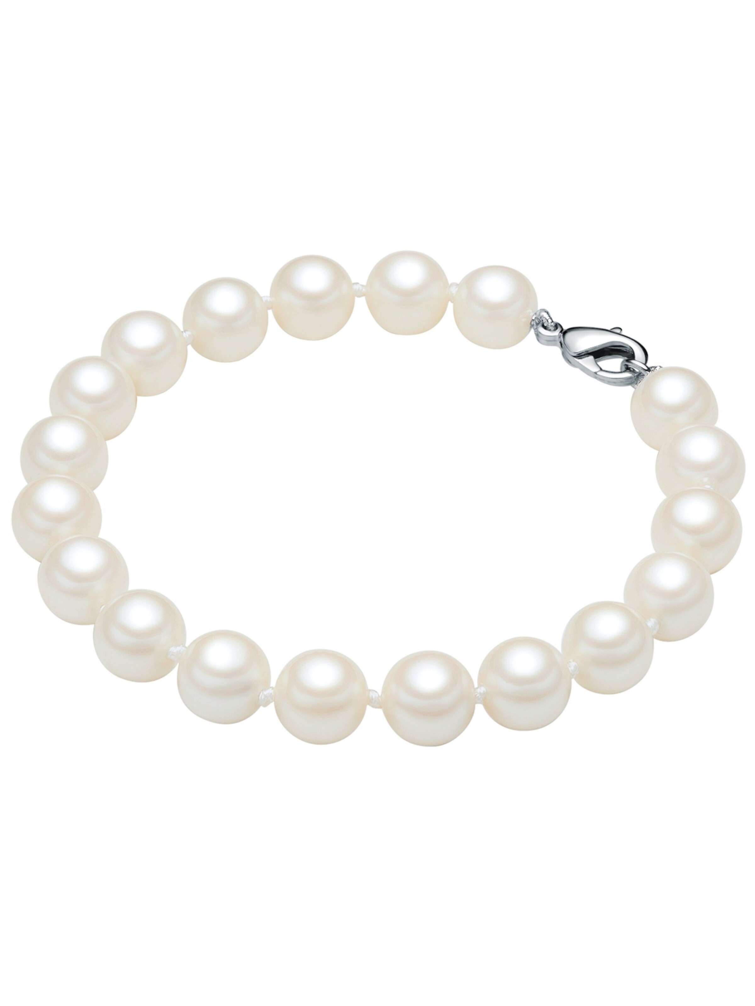 Lulu & Jane Bracelet in White: front
