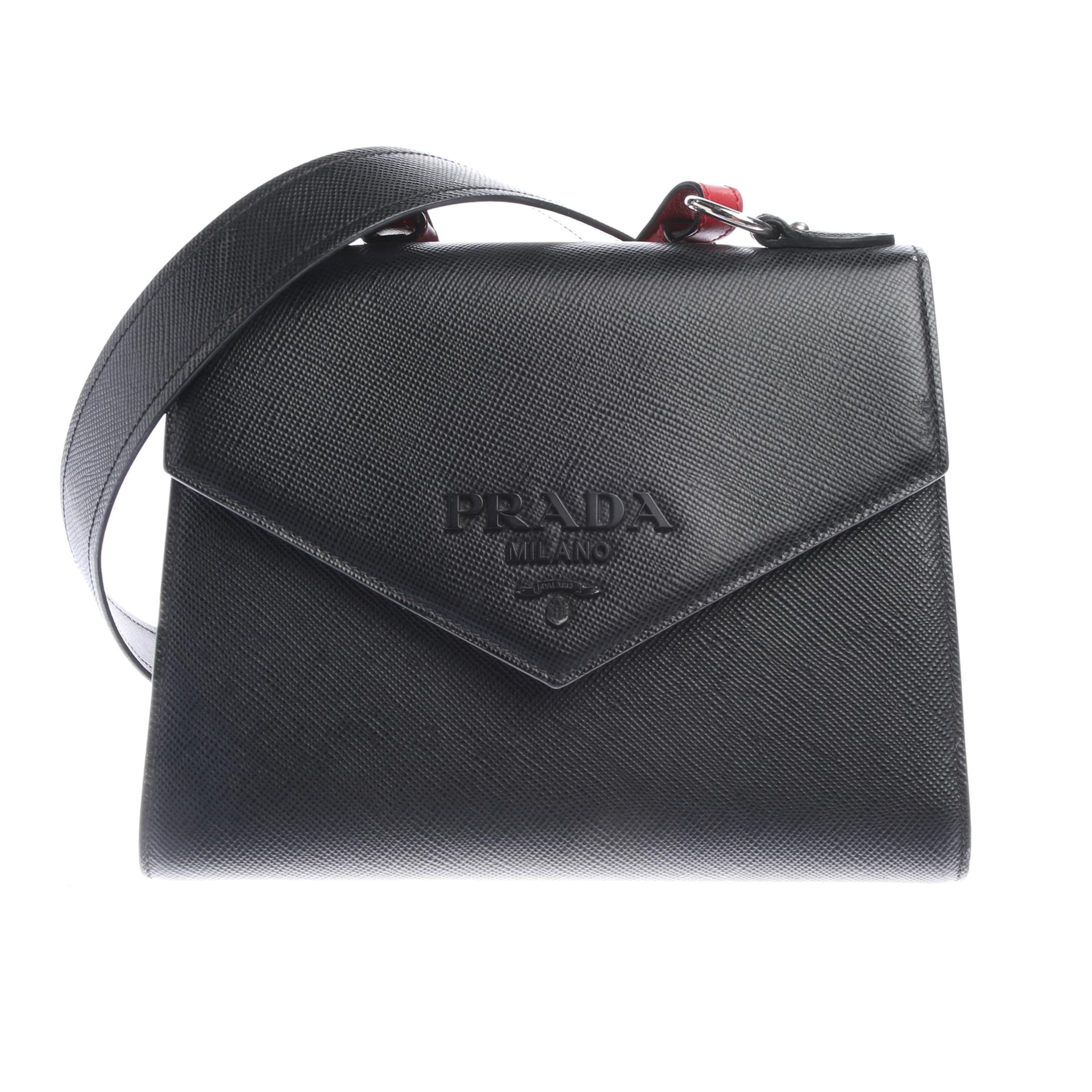 PRADA Schultertasche / Umhängetasche One Size in Schwarz: Vorderseite