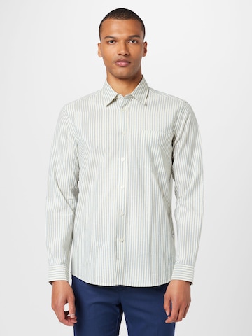 Coupe regular Chemise 'JACK' minimum en bleu : devant