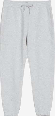 Bershka Zúžený Kalhoty – šedá: přední strana