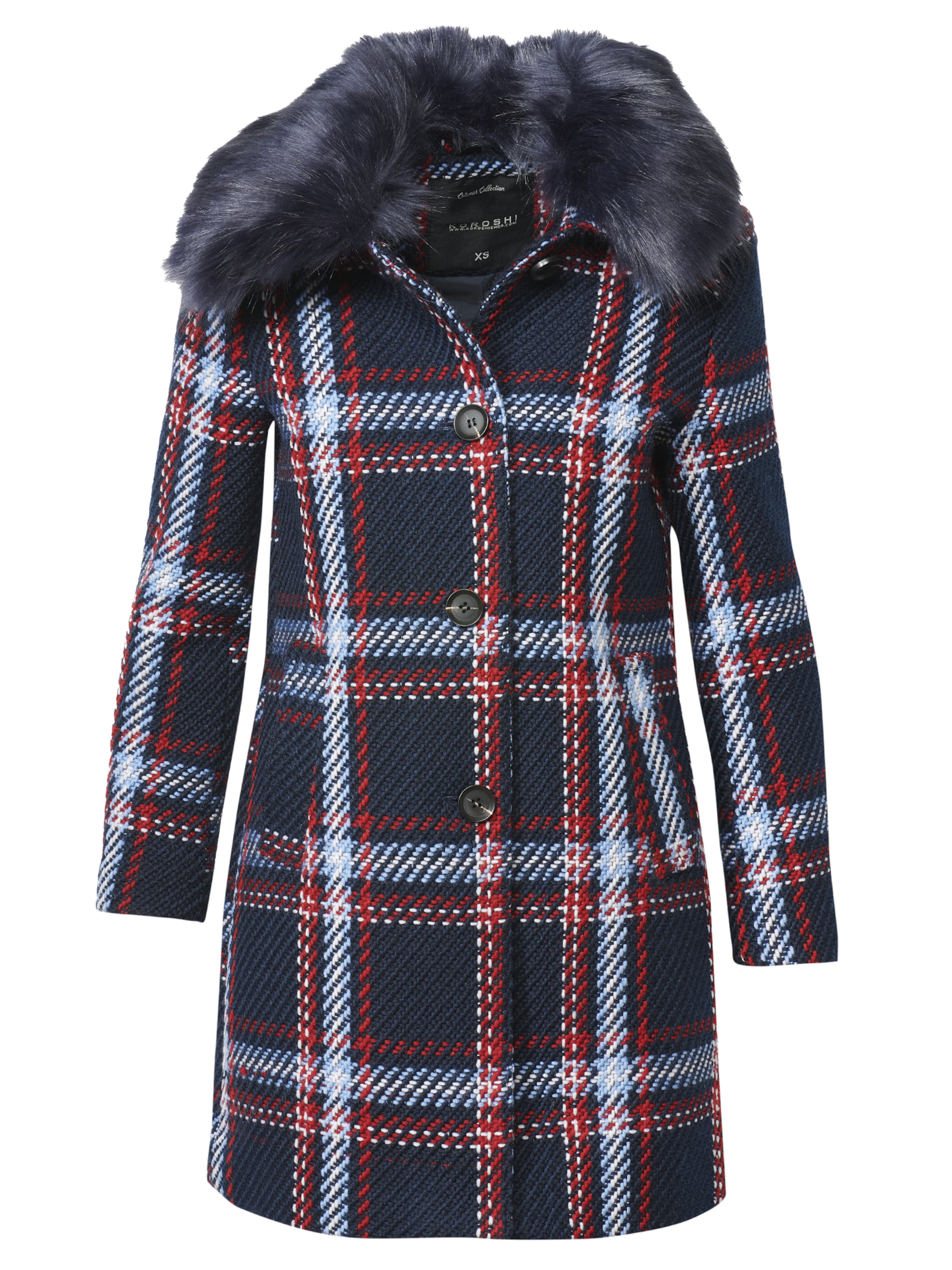 Cappotto invernale di KOROSHI in blu: frontale