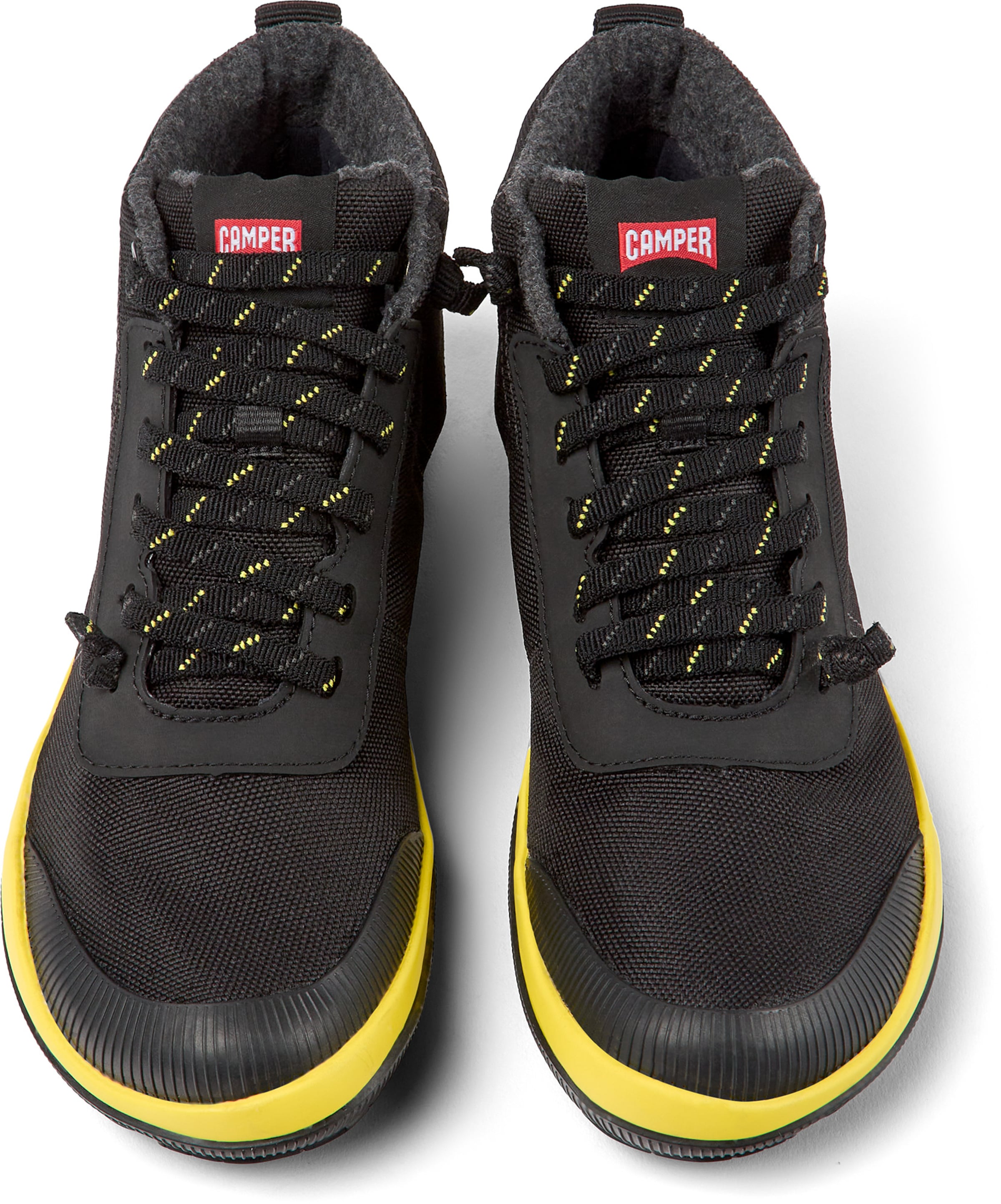 CAMPER Lace-up bootie 'Peu Pista' in Black