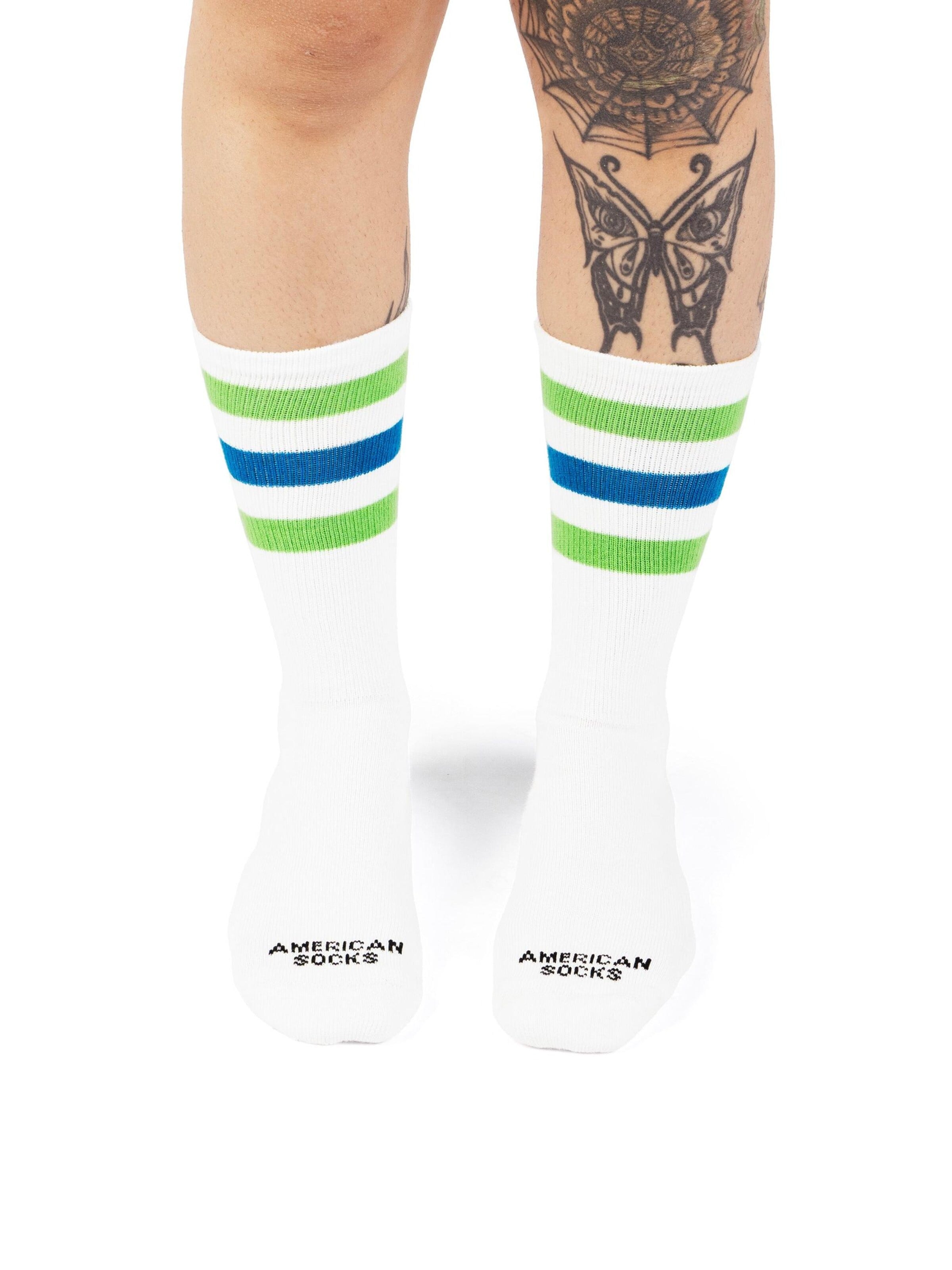 Calzino 'Convenience Mart - Mid High' di American Socks in bianco